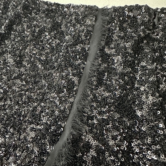 Sequined Black Mini-Skirt - Picture 4 of 6
